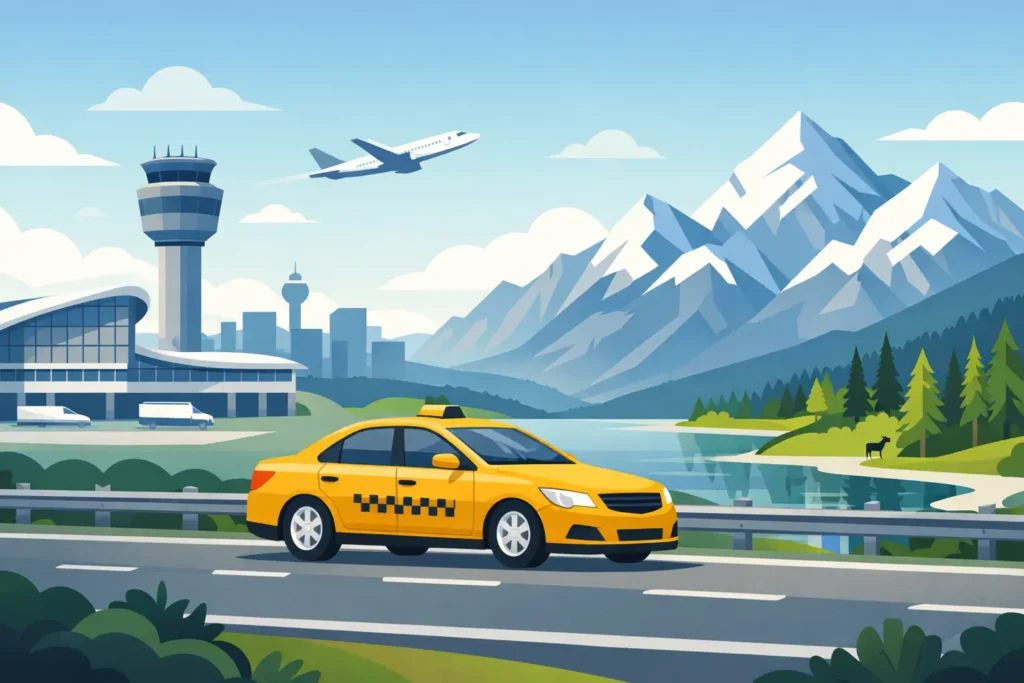 How Much Is a Taxi From Calgary Airport to Banff?