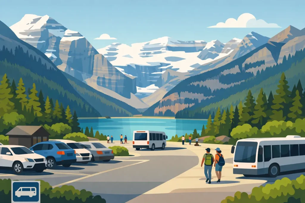 Lake Louise Parking: What Actually Works