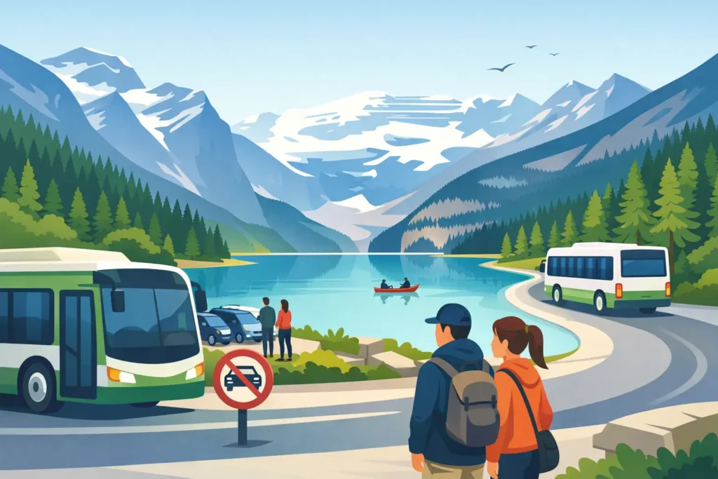 Lake Louise Shuttle: Skip the Parking Stress