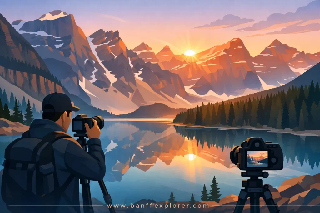 Moraine Lake Sunrise Photography Tour Tips