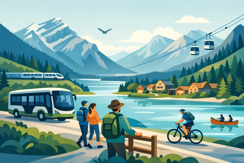 Banff Car Free Travel Trends Are Changing Trips