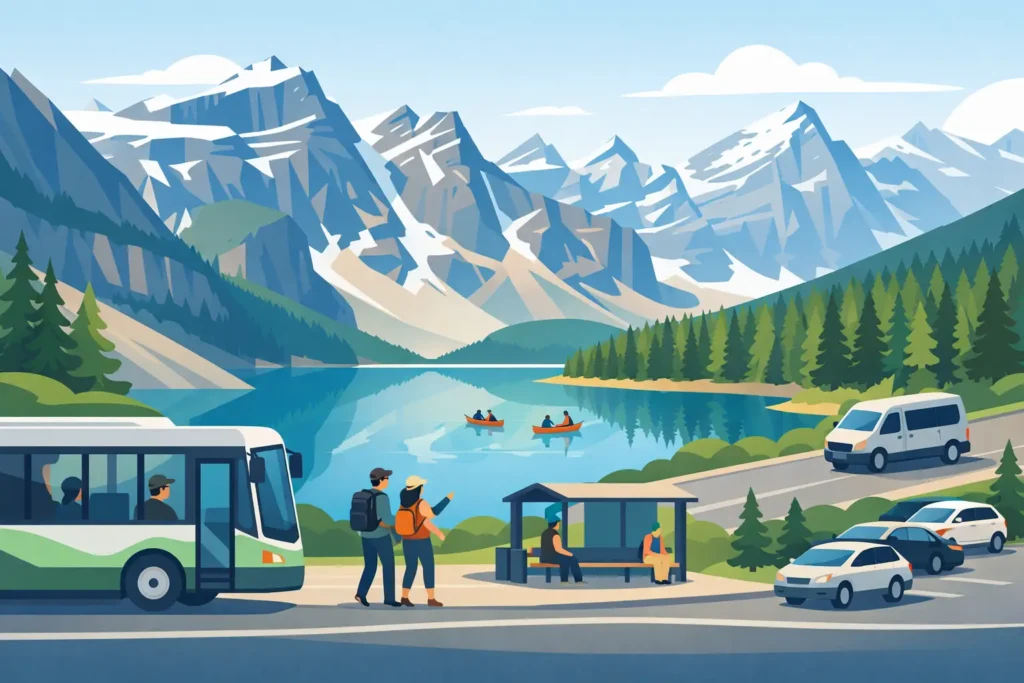 How to Reach Moraine Lake Without Parking Stress